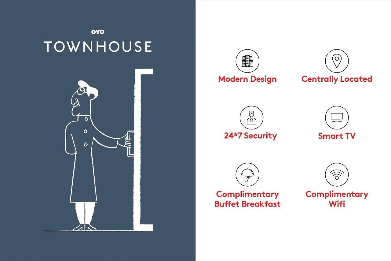 Oyo Townhouse 219, Sector 49, Gurgaon Hotel 4*,